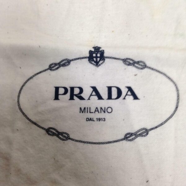 Prada White Dust Bag 14in x 8.5in