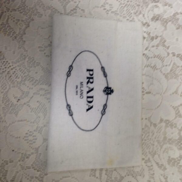 Prada White Dust Bag 14in x 8.5in