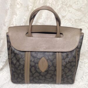 Yves Saint Laurent (YSL) Coated Canvas Handbag 13inx13inx6in