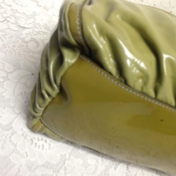 Gucci Green Patent Leather Handbag 15in x 10in x 4 in