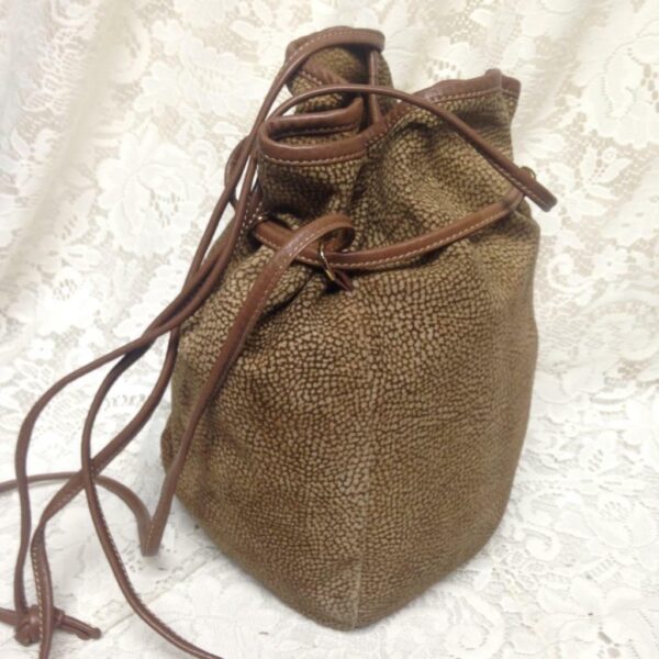 Redwall Borbonese Quail Suede Drawstring Crossbody