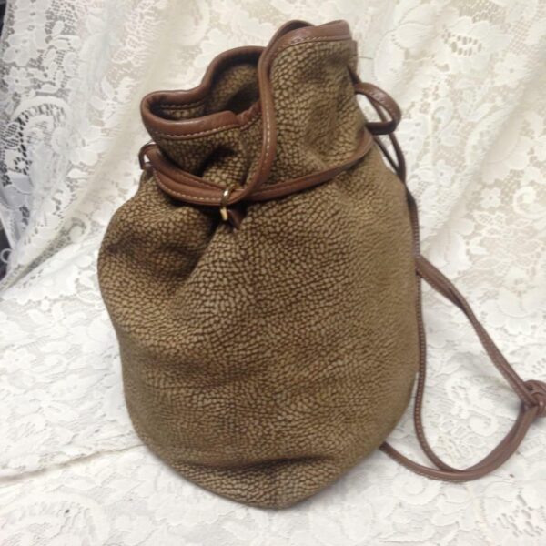 Redwall Borbonese Quail Suede Drawstring Crossbody