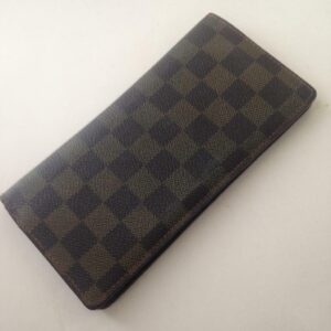 Authentic Louis Vuitton, Damier Ebene Long Wallet 7.25in x 4.5n (SP2087)