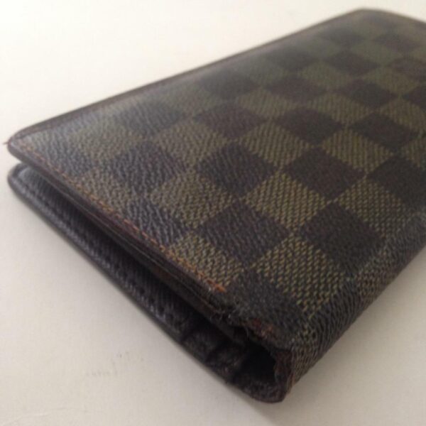 Authentic Louis Vuitton, Damier Ebene Long Wallet 7.25in x 4.5n (SP2087)