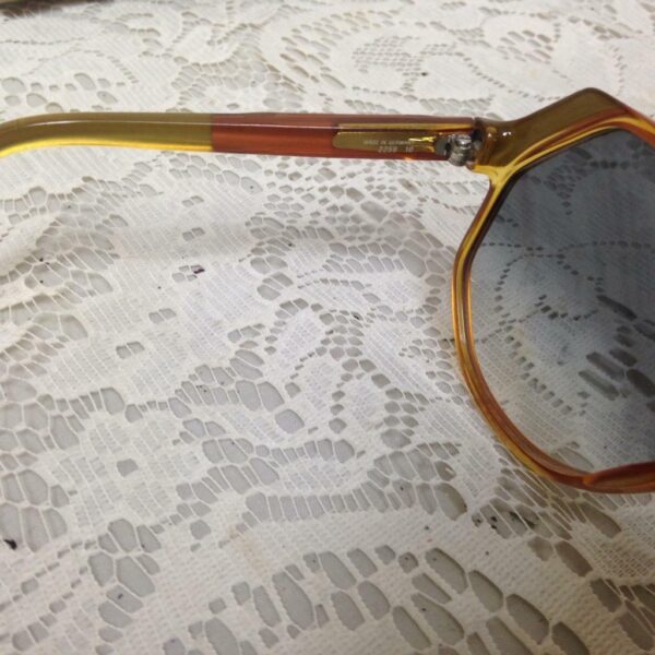 Christian DIor, Germany, Sunglasses with Gold and White Jacquard Case