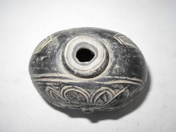 Antique, Southwestern, Native Chief Figural Medicinal Pottery Jug