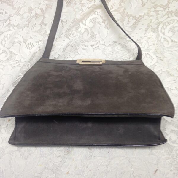 Gucci Brown Leather 2-way Handbag-Shoulder Bag 10in x 9in x 3.5in