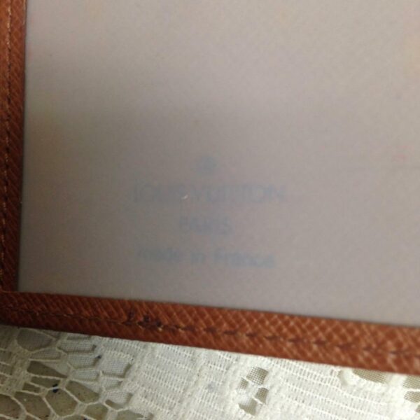 Louis Vuitton Brown Taiga Leather Credit Card Case SP0929