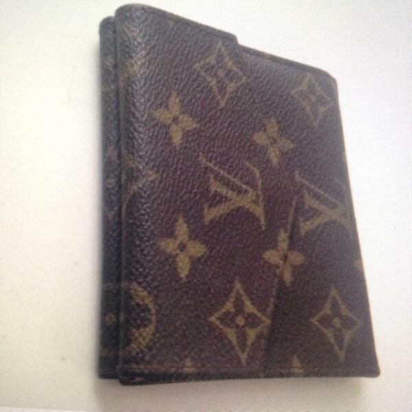 Louis Vuitton, Brown Mono, Unisex Compact Tri-fold Wallet (884AN)