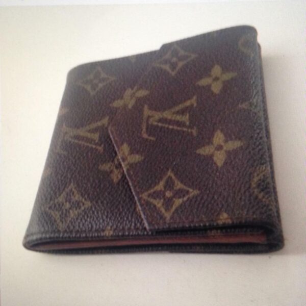 Louis Vuitton, Brown Mono, Unisex Compact Tri-fold Wallet (884AN)