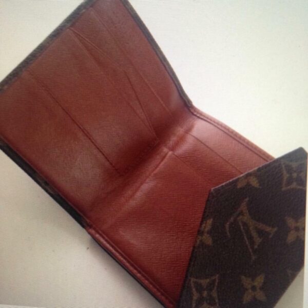 Louis Vuitton, Brown Mono, Unisex Compact Tri-fold Wallet (884AN)