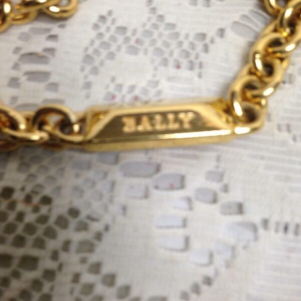 Authentic, Bally Heavy Gold Plated 18-in Necklace