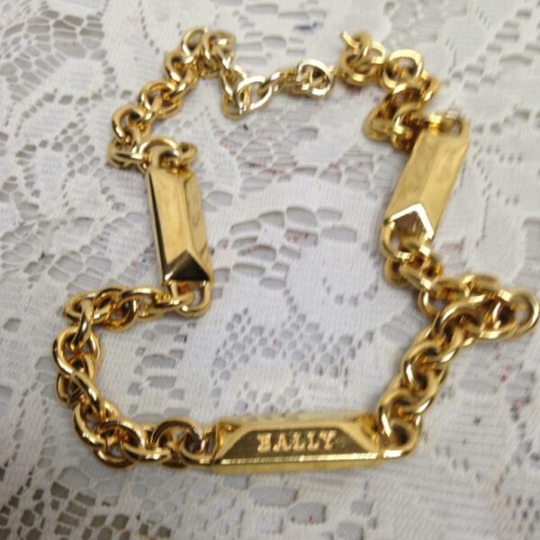 Authentic, Bally Heavy Gold Plated 18-in Necklace