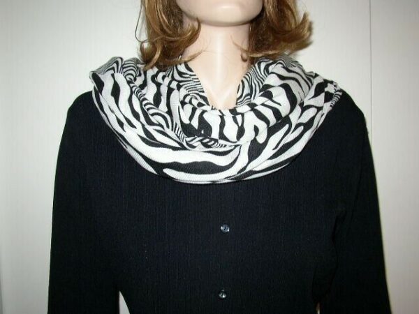 Fabulous, Black and White Animal Print Scarf, Wrap, Shawl, etc.