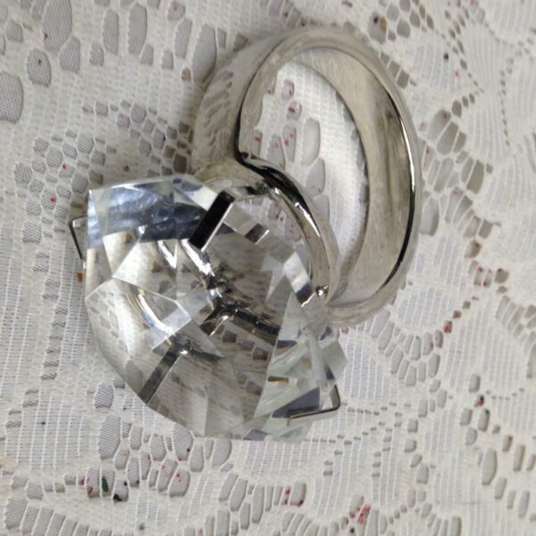 Large Faux Diamond Ring or Napkin Ring