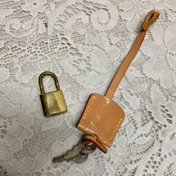 Vintage, Rare, Etro Padlock-2 Keys