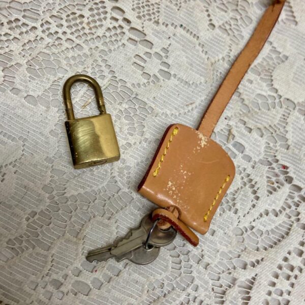 Vintage, Rare, Etro Padlock-2 Keys