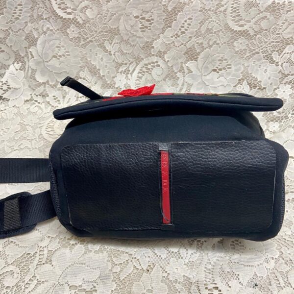 Prada Black Nylon-Sport Shoulder Bag 10in x8in x 5in.