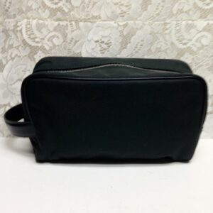 Authentic Louis Vuitton, Greenish Black Canvas Mens Pouch - Clutch 10inx6inx4in