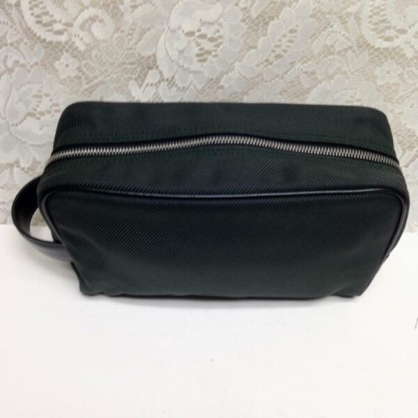 Authentic Louis Vuitton, Greenish Black Canvas Mens Pouch - Clutch 10inx6inx4in