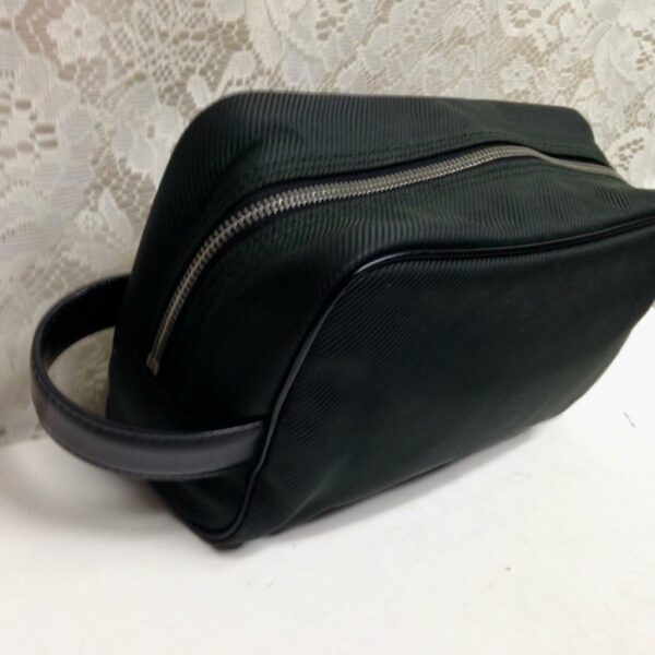 Authentic Louis Vuitton, Greenish Black Canvas Mens Pouch - Clutch 10inx6inx4in