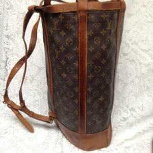 Louis Vuitton Brown Mono Coated Canvas GM Randonnee Backpack 17inx15inx6.5in