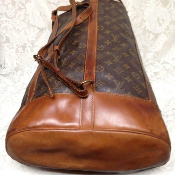 Louis Vuitton Brown Mono Coated Canvas GM Randonnee Backpack 17inx15inx6.5in