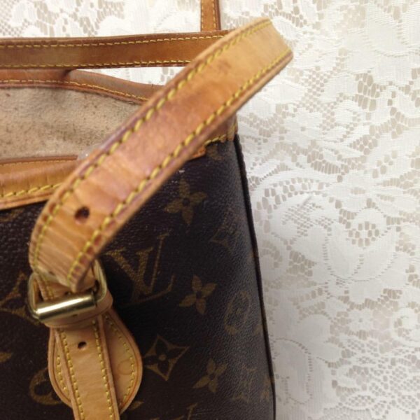 Louis Vuitton, Brown Mono PM Bucket Handbag (SR1928)