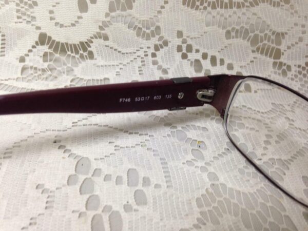 Fendi F-746, Brown Havana, Reading Eye Glass Frame with Original Case