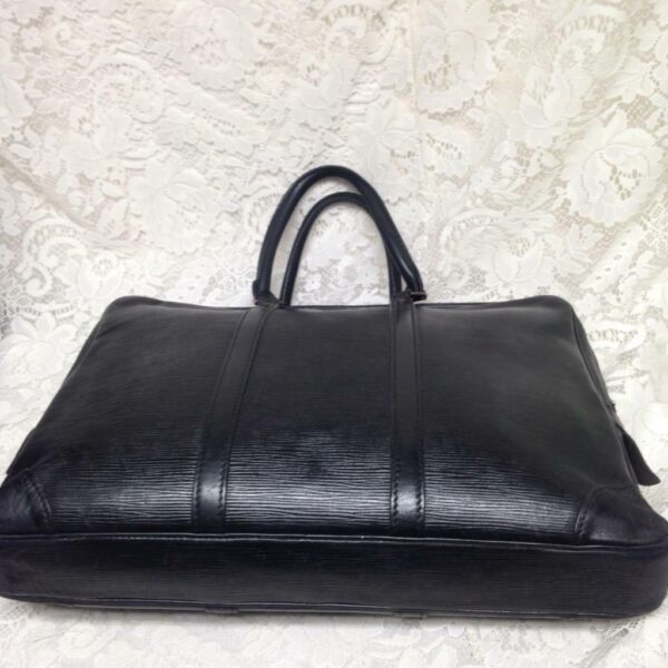 Louis Vuitton Black Epi Leather Large Briefcase 16in x 12in x 2.5in