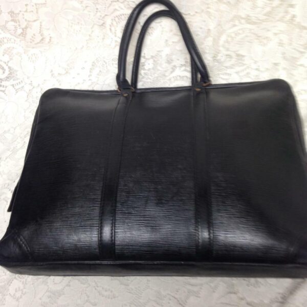 Louis Vuitton Black Epi Leather Large Briefcase 16in x 12in x 2.5in