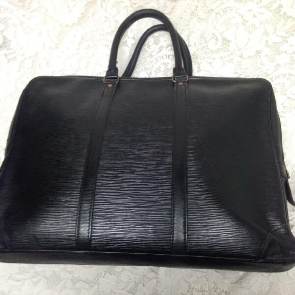 Louis Vuitton Black Epi Leather Large Briefcase 16in x 12in x 2.5in