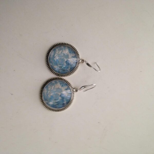 Blue Willow Dangling Earrings