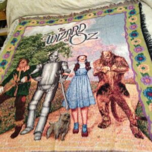 Wizard of Oz, Woven Tapestry, Coverlet, Wall Decor 60in x 48in