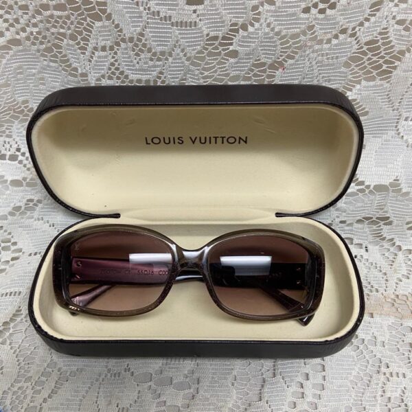 Louis Vuitton, France Fuchsia Pink Sunglasses With Original Case