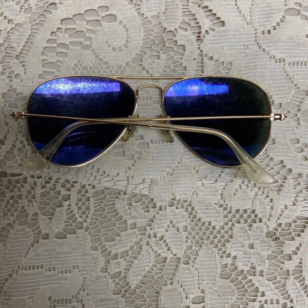 Ray-Ban Iridescent Blue -Black Sunglasses With Original Case