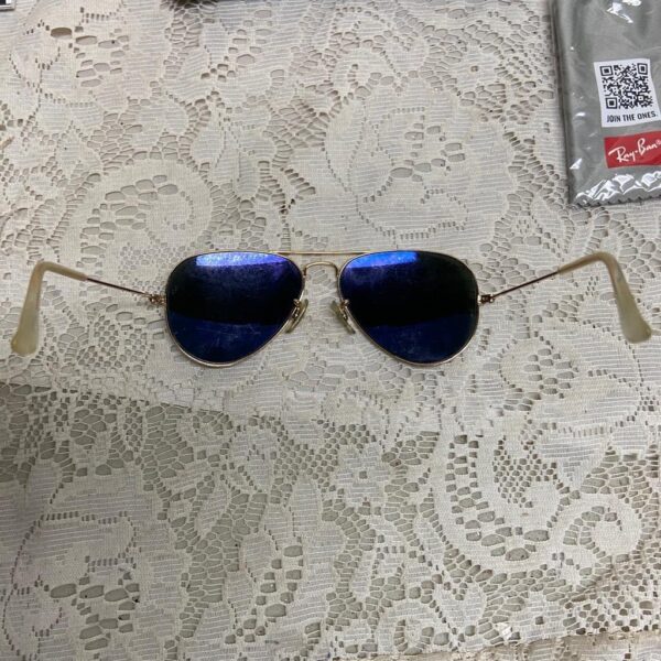 Ray-Ban Iridescent Blue -Black Sunglasses With Original Case