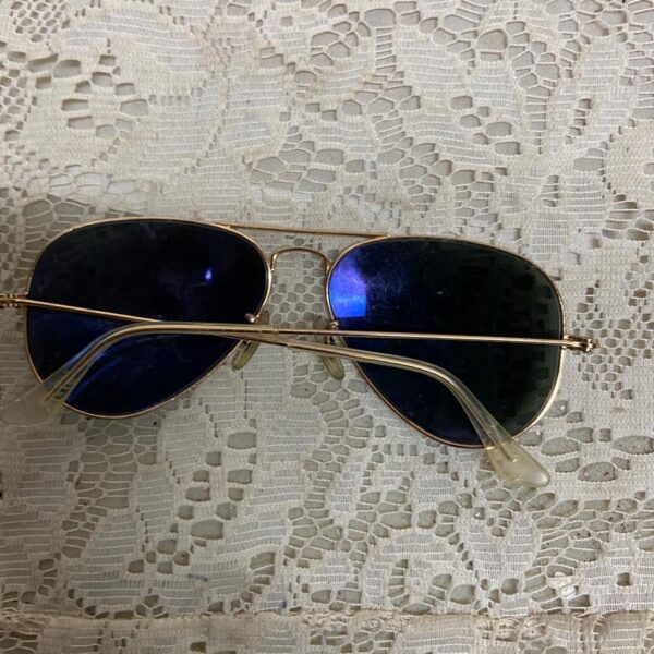 Ray-Ban Iridescent Blue -Black Sunglasses With Original Case