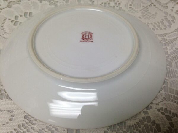 Vintage, Noritake, Japan, Variant Gaudy Blue Willow 6.2.5in Snack or Cake Plate