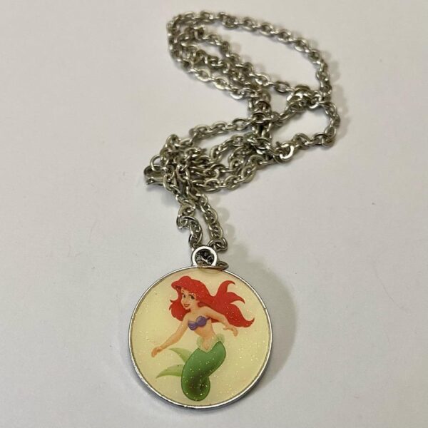 Vintage, Mermaid Disney Princesses Pendant Necklace (B)