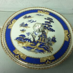 Royal Winton, England Gaudy-Blue Willow, 11.5in x 5in Soup Tureen or Cov. Veg.