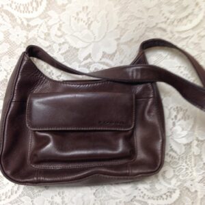 Fossil Brown Genuine Leather Purse, 8in L x 6in T x 2.5in W