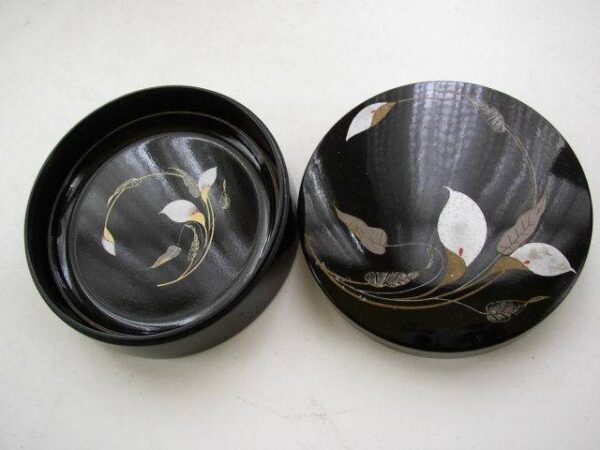 Vintage Otagiri, 4-pc Lacquerware Vanity or Coaster Set