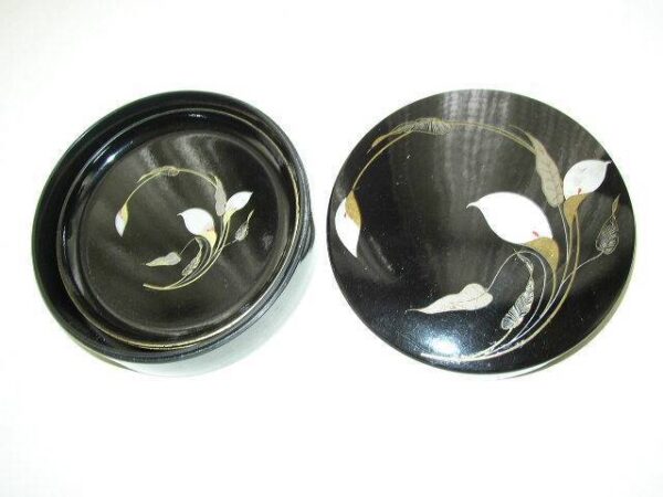 Vintage Otagiri, 4-pc Lacquerware Vanity or Coaster Set