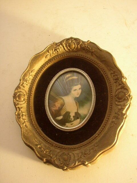 Vintage Pair of Cameo Creation Portraits, Lady Hamilton, etc.