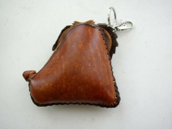 Adorable, Figural Puppy Leather Coin Purse