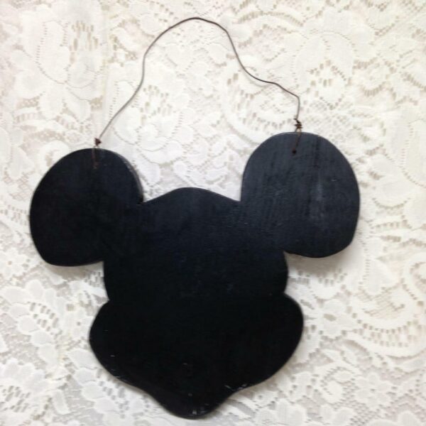 Vintage, Handcrafted, Mickey Mouse Country Wall Decor, 10in L x 8.5in H