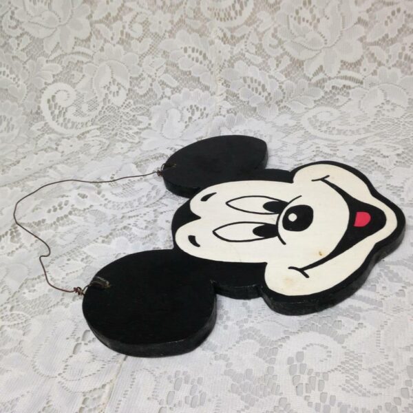 Vintage, Handcrafted, Mickey Mouse Country Wall Decor, 10in L x 8.5in H