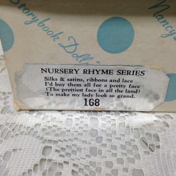 Vintage, Nancy Ann - Nursery Rhyme Series 168, Box Only