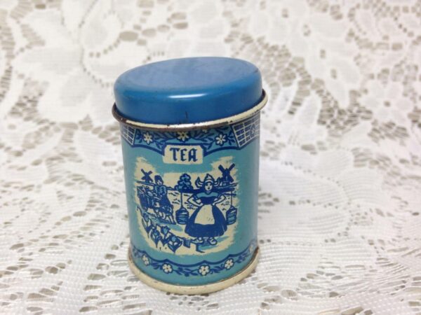 Rare 1948 Child's Wolverine Delft 6-pc Canister Set